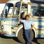 Autobus s majitelem krátce po zakoupení. 12.6.2000, Michal Kouba.