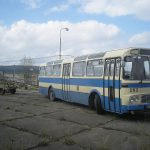 Pro přesuny návěsu s žebříkem posloužil autobus Karosa ŠL 11. 20.4.2008, Michal Kouba.
